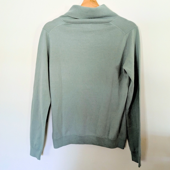 Brooks Brothers Light Green Cowl Neck Sweater - Picture 3 of 3